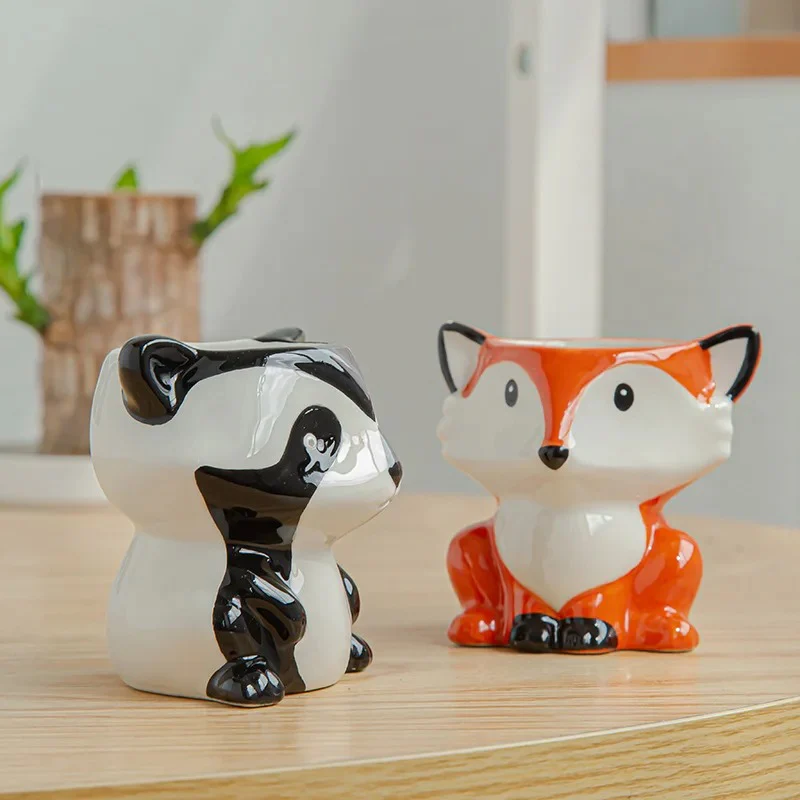 Farm Animal Ceramic Succulent Pot - Image 3