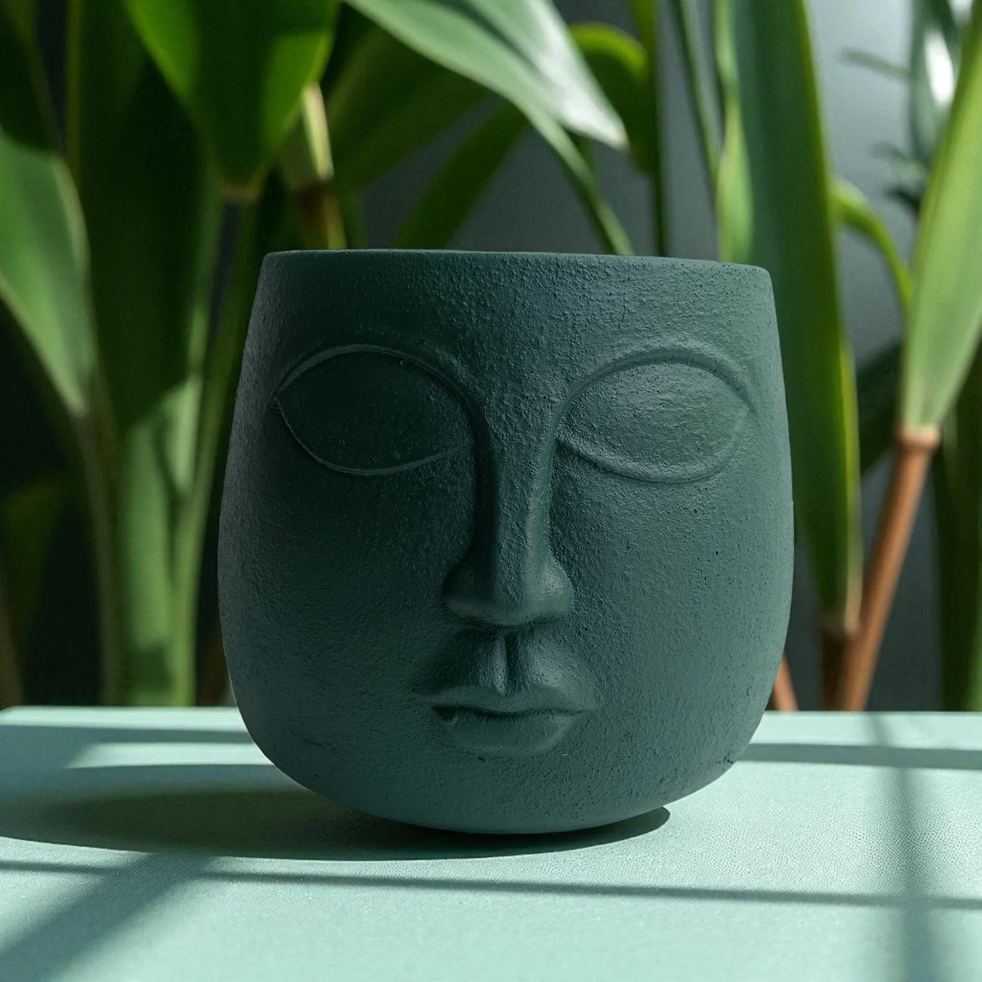 Modern Ceramic Face Planter - Image 5