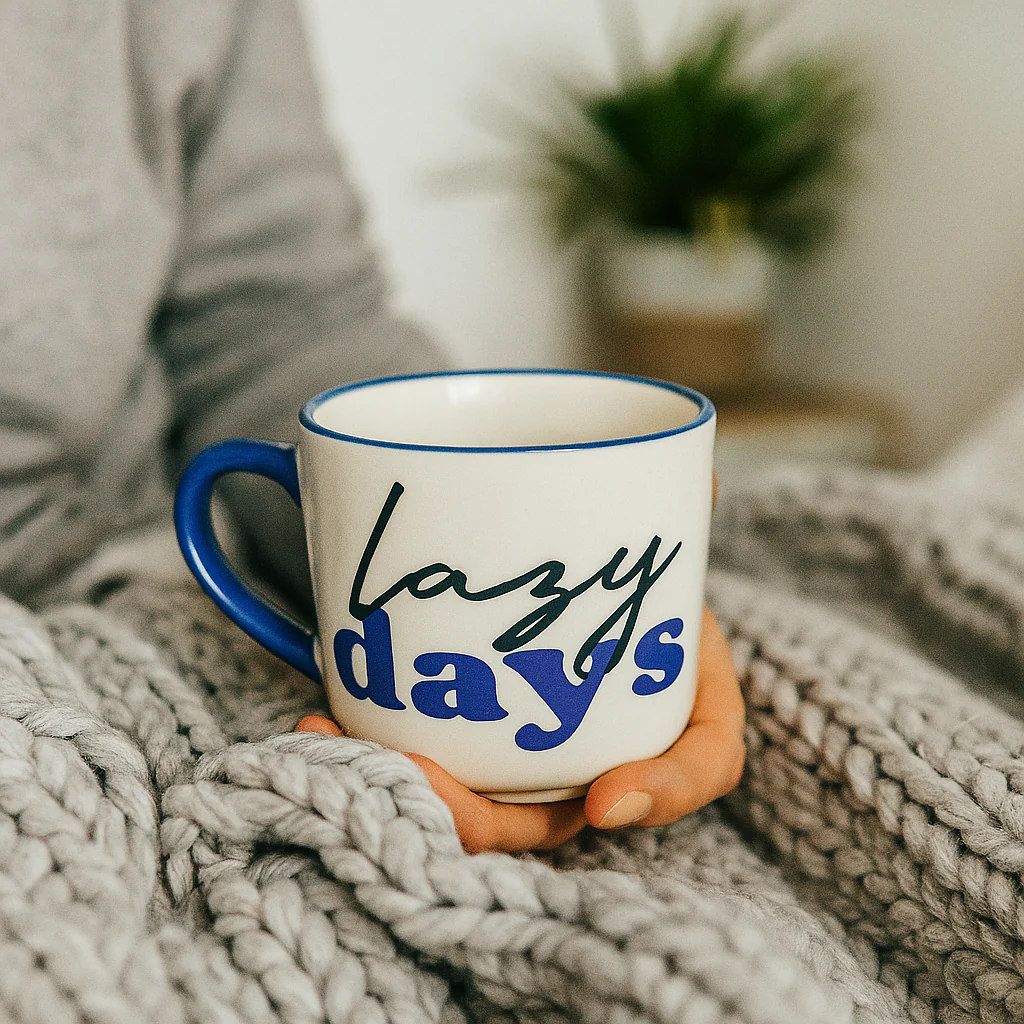 Lazy Days Ceramic Mug (350ml) - Image 2