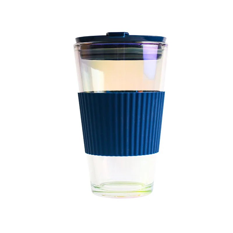 Glass Tumbler with Silicone Grip (450ml) - Image 8