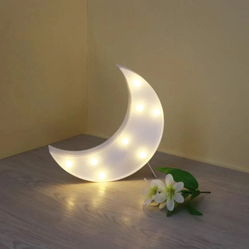 Battery Operated Moon Night Lamp- LED Crescent Light - Image 10