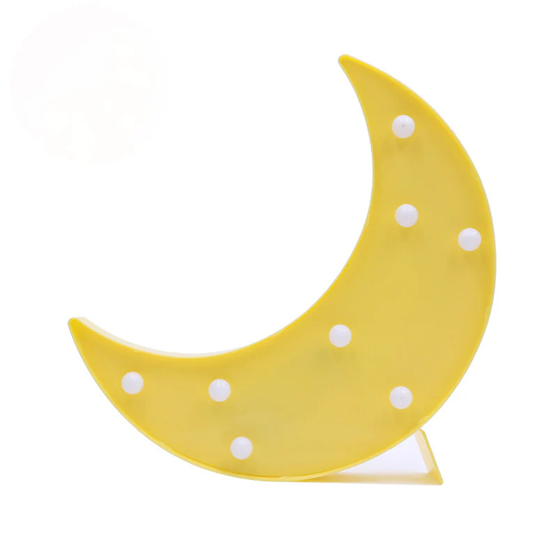 Battery Operated Moon Night Lamp- LED Crescent Light - Image 7
