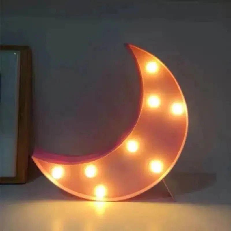 Battery Operated Moon Night Lamp- LED Crescent Light - Image 9