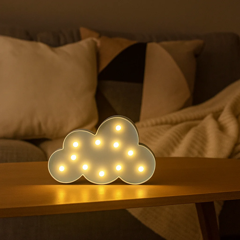 Cloud-Shaped LED Night Light- LED Cloud Light - Image 4