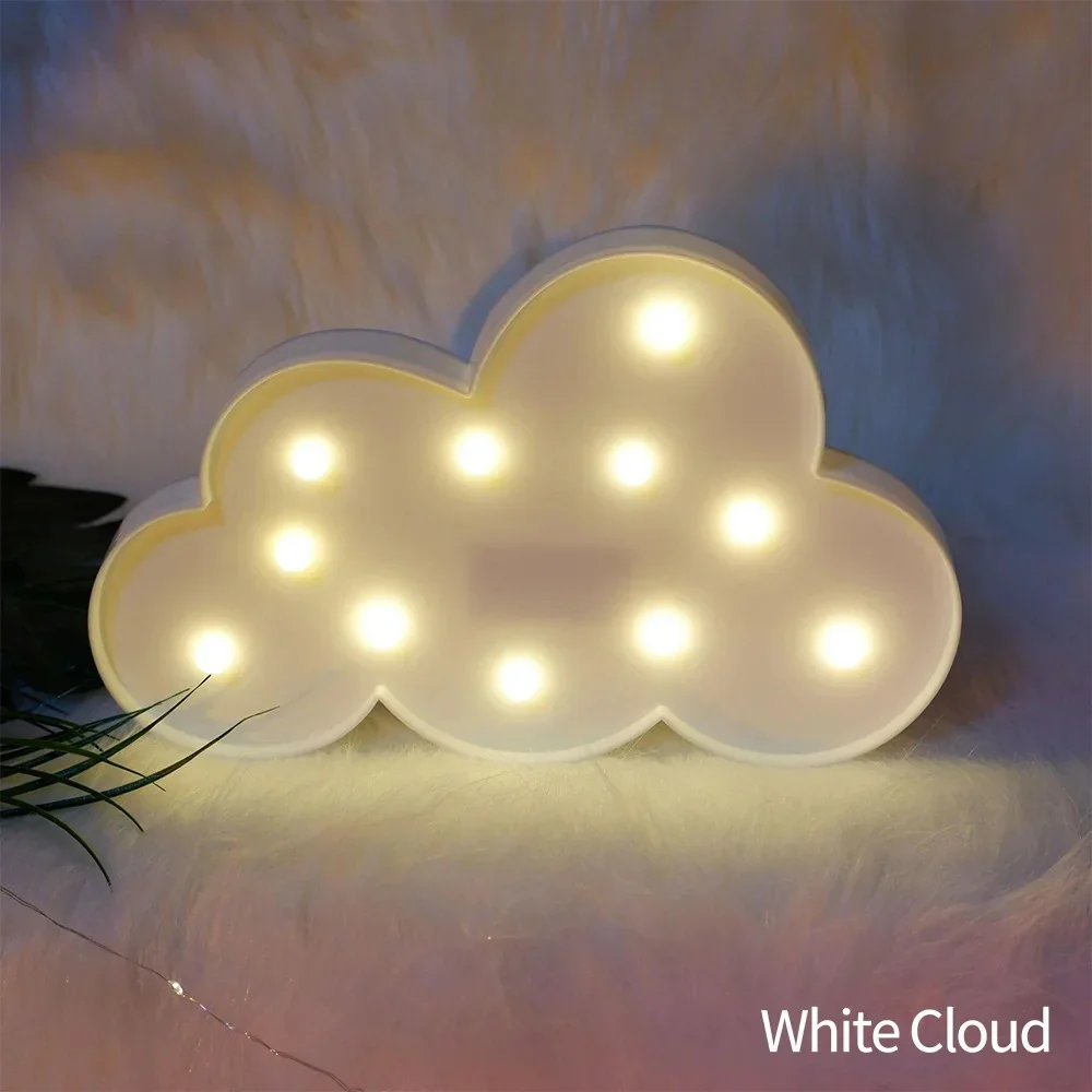 Cloud-Shaped LED Night Light- LED Cloud Light - Image 7