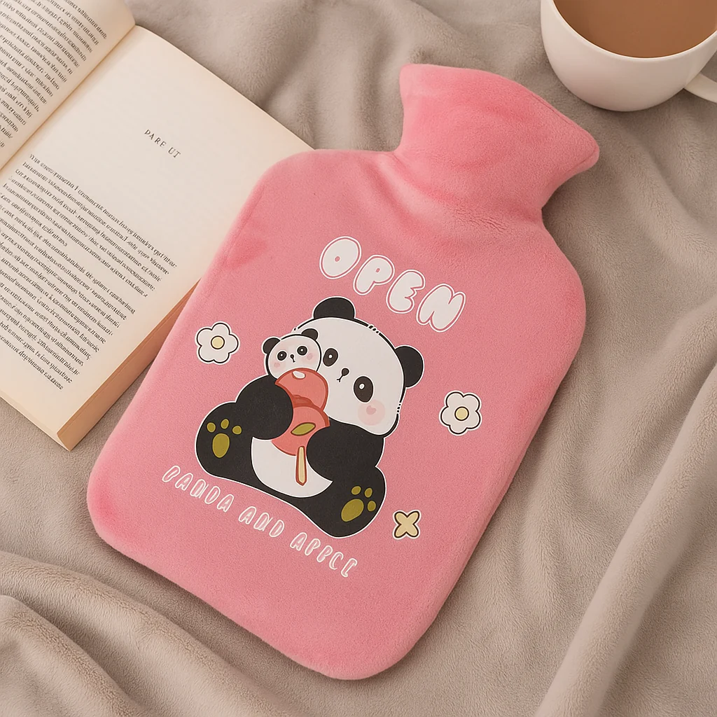 Panda Plush Hot Water Bag - Image 3