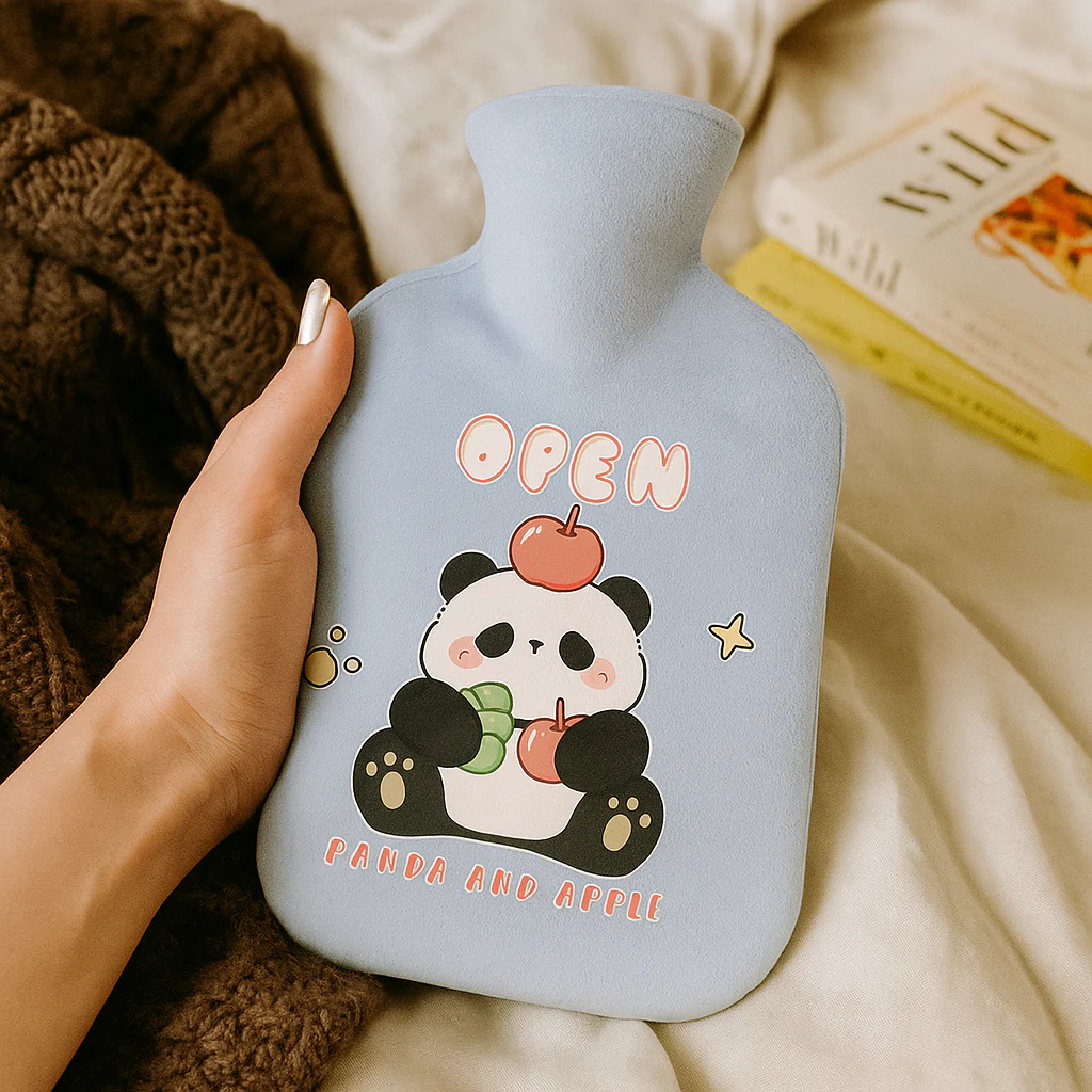 Panda Plush Hot Water Bag - Image 4
