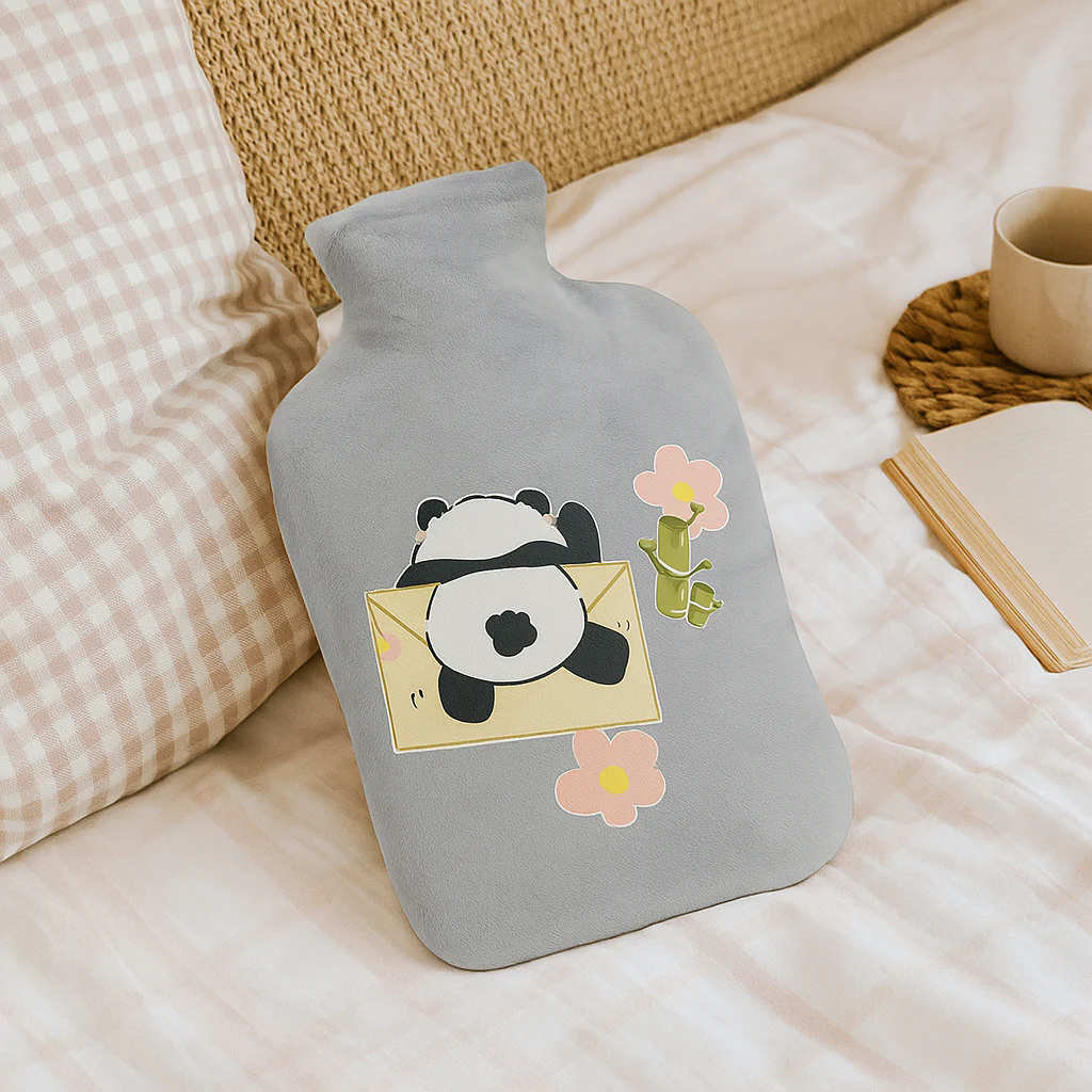 Panda Plush Hot Water Bag - Image 6