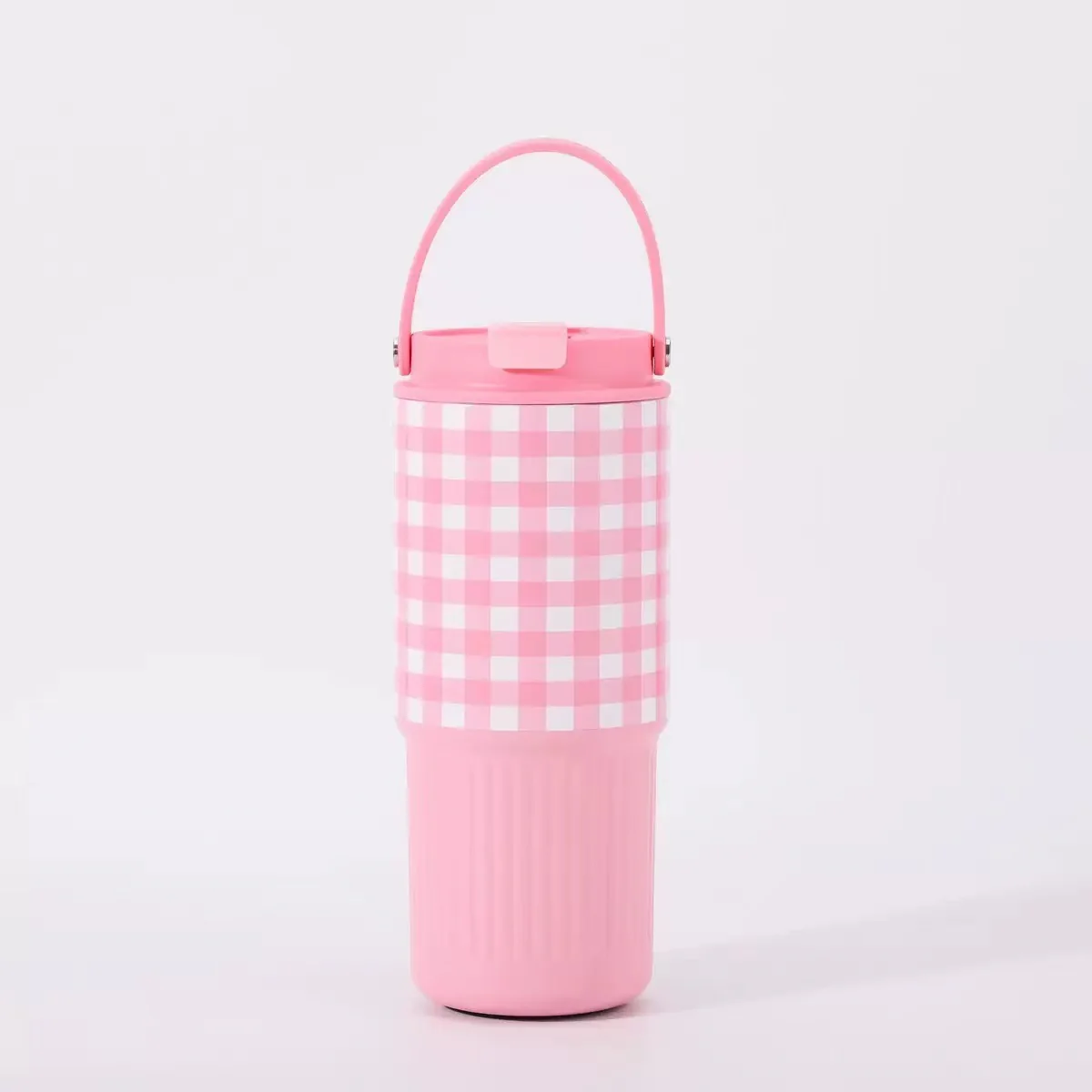 Gingham Stainless Steel Tumbler (800ml) - Image 5