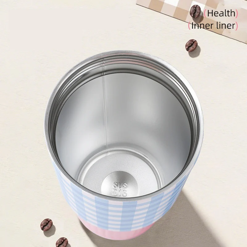 Gingham Stainless Steel Tumbler (800ml) - Image 9