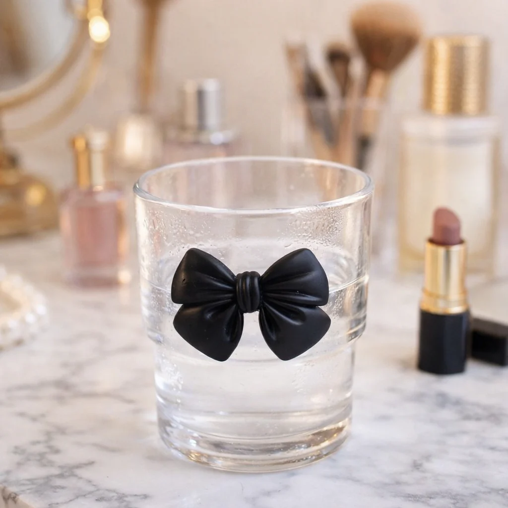 Stacking Glass with Resin Bow (290ml) - Image 4