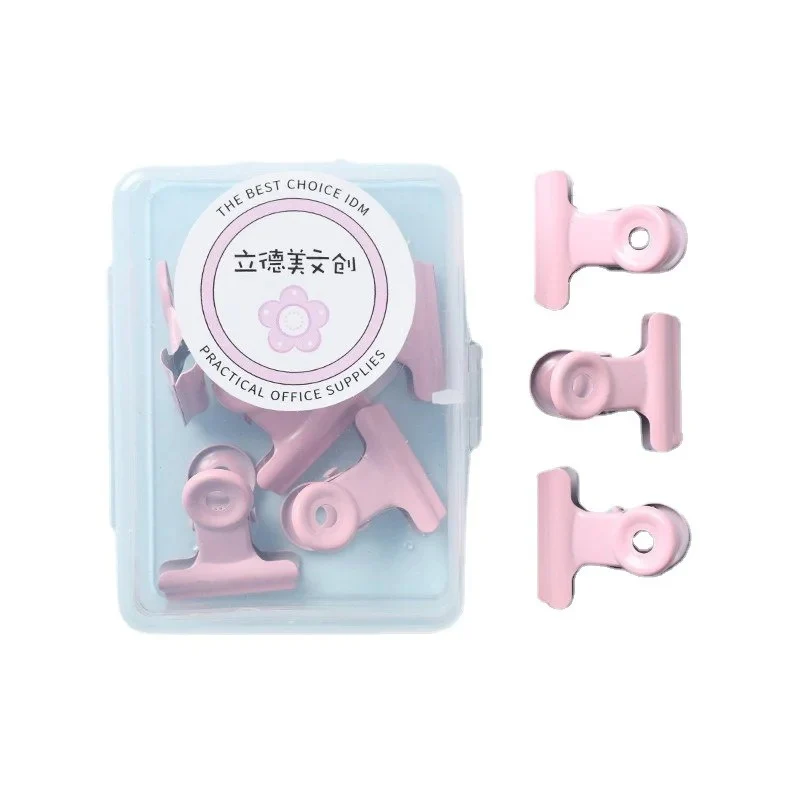 8-Piece Pastel Office Binder Clips - Image 7