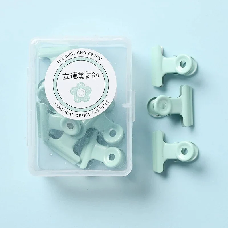 8-Piece Pastel Office Binder Clips - Image 8