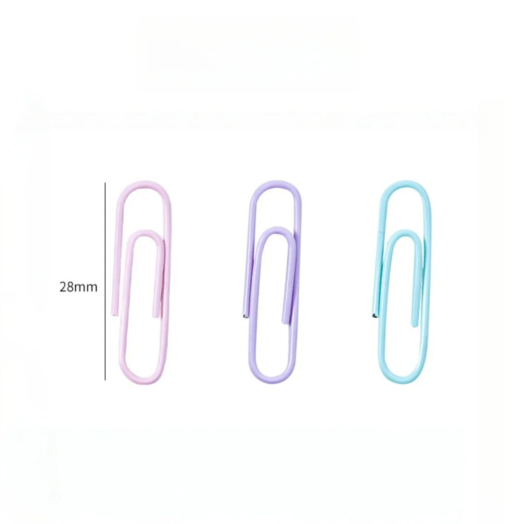 50-Piece Solid Pastel Clips Set - Image 11