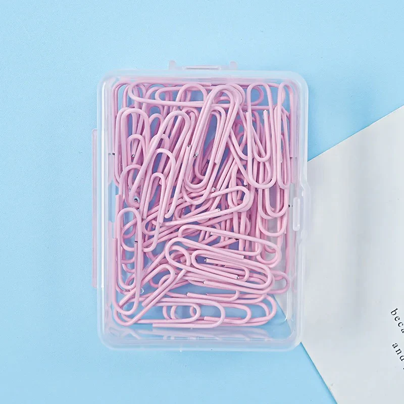 50-Piece Solid Pastel Clips Set - Image 12