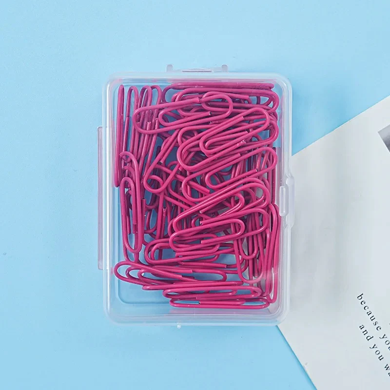 50-Piece Solid Pastel Clips Set - Image 13