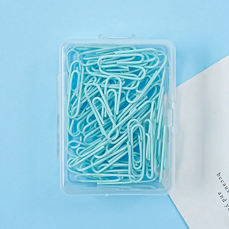 50-Piece Solid Pastel Clips Set - Image 8