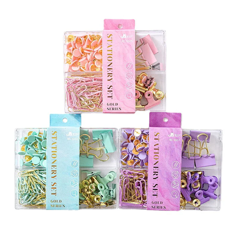 Pastel Desk Organizer Clip Set - Image 2