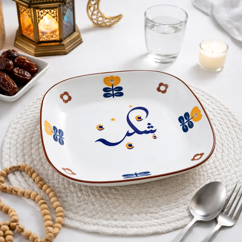 Ramadan Iftar Plates- 8 inches - Image 4