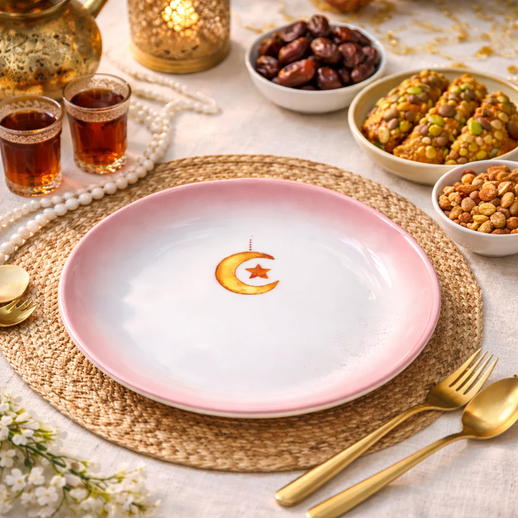 Crescent Ceramic Plate (7 inch) - Image 3