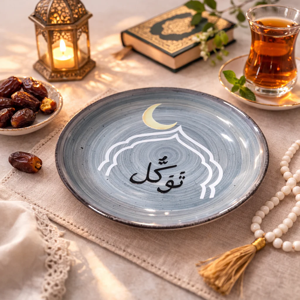 Tawakkal Dry Ceramic Plate (10 inch) - Image 3