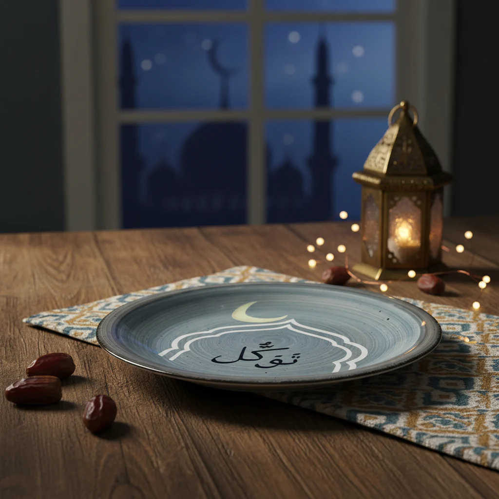 Tawakkal Dry Ceramic Plate (10 inch) - Image 7