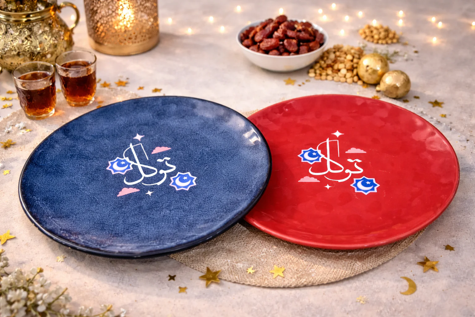 Breeze Ceramic “Tawakul” Plate (10 inch) - Image 4
