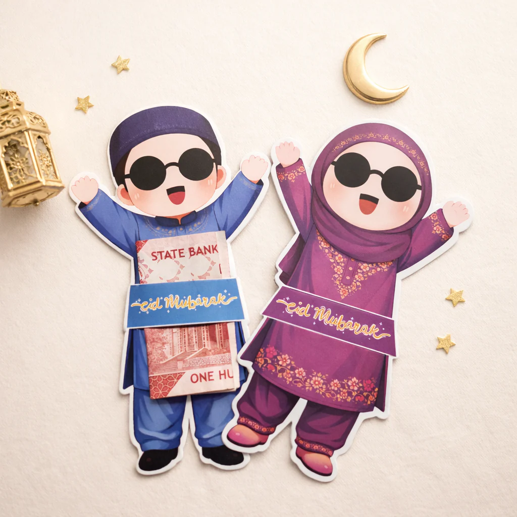 Eidi Envelope for Kids (Pack of 10) - Image 4