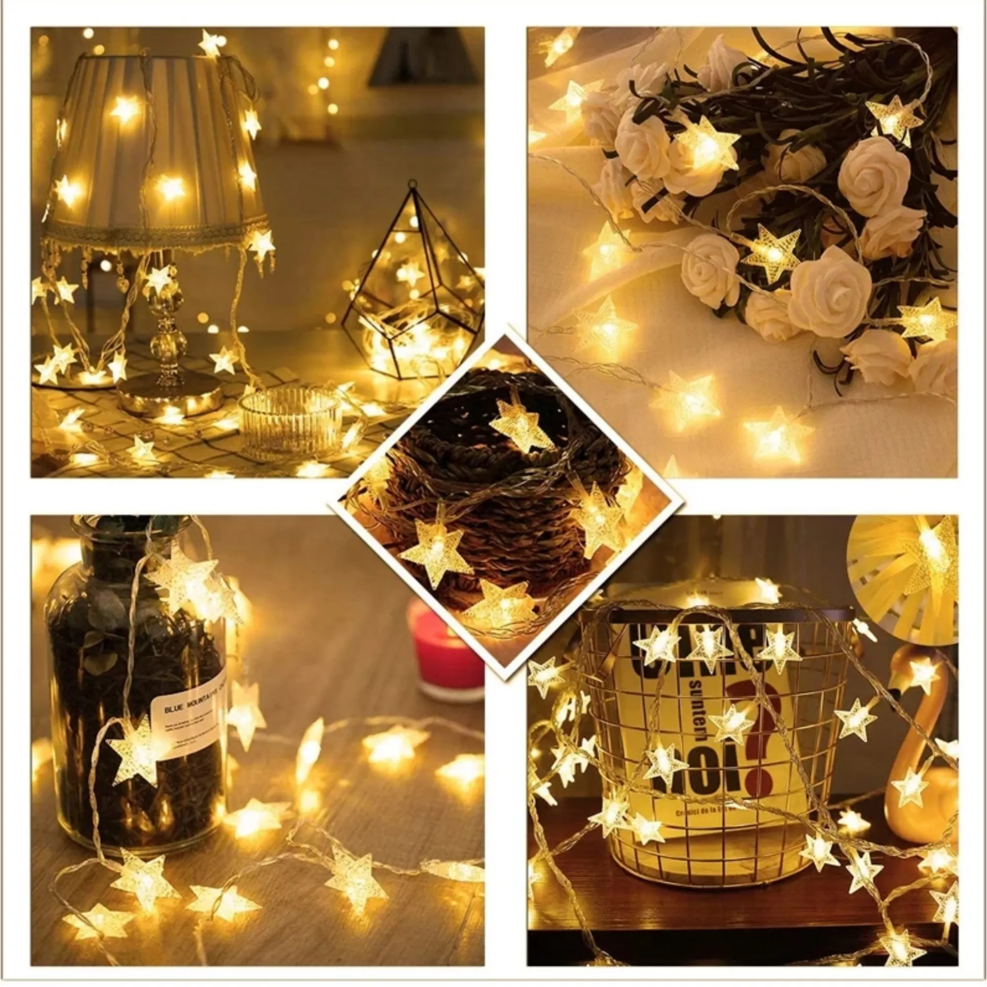 Festive Theme Fairy lights (1M) - Image 3