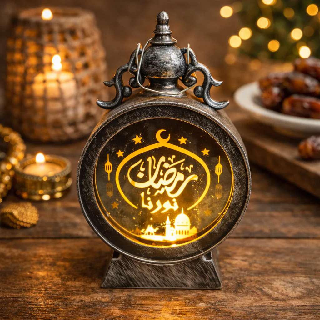 Round Decor Ramadan Lantern (6 inches) - Image 2