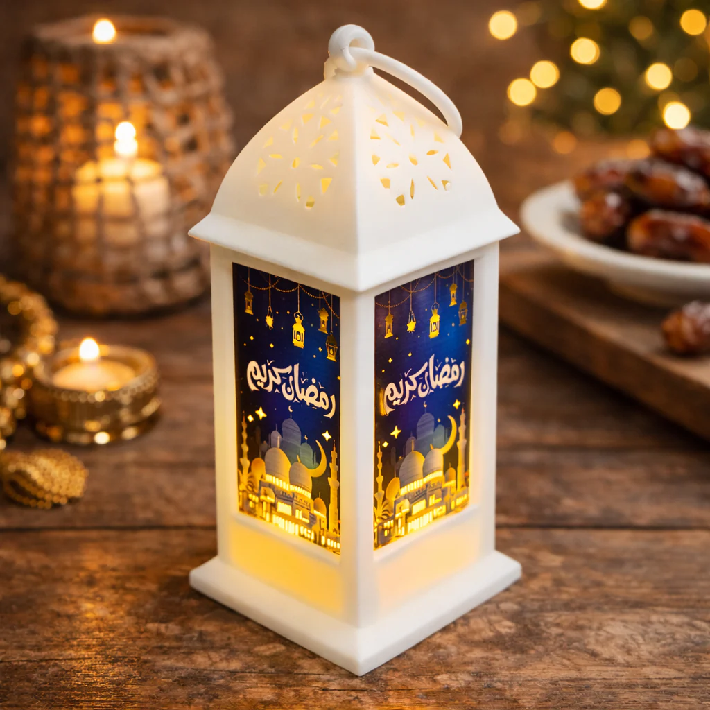 Tower Style Ramadan Lantern (6 inches) - Image 2